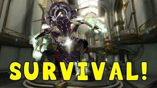 WARFRAME Gameplay PS4 | Trinity Prime Blessing Build vs Void Survival Challenge! | xxSnEaKyGxx