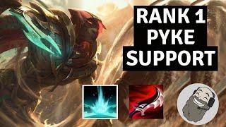 Rank 1 Pyke Support Back At It Again! Hanjaro Plays Pyke Support in Challenger!