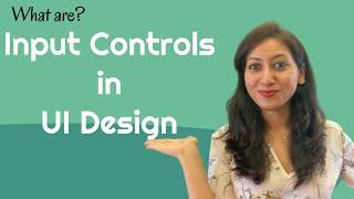 What are Input Controls? User Interface (UI) Design Elements.