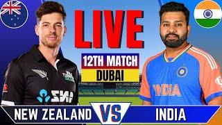 India vs New Zealand, Match 12 | Live Cricket Match | IND vs NZ | Champions Trophy, NZ Batting