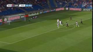 Seydou Doumbia's first goal for FC Basel