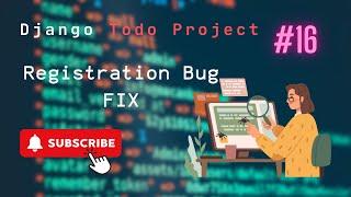 Django Tutorial: Registration Bug FIX 