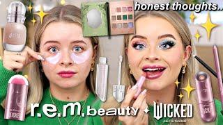 Testing the r.e.m. beauty x Wicked FULL MAKEUP COLLECTION.. my honest thoughts