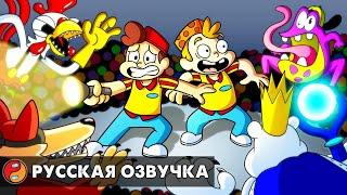 КЛАКИ ЗАХВАТИЛ ГЕЙМТУНС! Реакция на анимацию CLUCKY'S Takes Over GAMETOONS с русской озвучкой