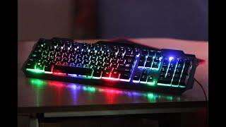 Клавиатура проводная ZET GAMING Blade [K180] Kailh Red. RGB. Материал кейкапов PB. Раскладка ANSI.