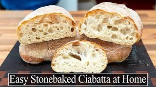 Stonebaked Ciabatta Bread: The quick n easy version