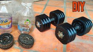 Amazing Homemade Techniques Making Dumbbell (Gym Equipment)