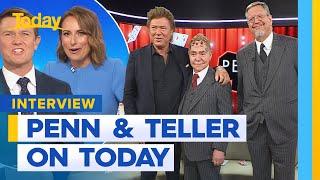 Penn and Teller catch up with Today | Today Show Australia