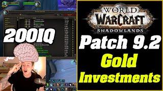 Millionaire Investment Plan For Patch 9 2 - World Of Warcraft