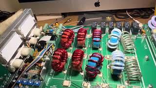 Ameritron ALS1300 linear amplifier -12 volts wire was crushed to frame in assembly error