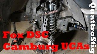 Fox Dual Speed Compression and Camburg Upper Control Arms and Installation - QuattroStig