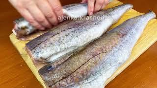 This is how you need to cook pollock. Super fish recipe.