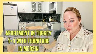 Apartment in Turkey. 1+1 with furniture in Mersin ️