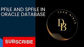 pfile spfile in oracle database