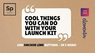 Add a jump link or anchor link to your website -  Launch Kit Strategy Sessions