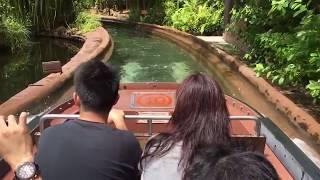 1 day trip at Singapore River Safari on Amazon River Quest boat rides.