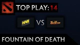 Dota 2 TI3 Top Play - Clip 14 - Na'Vi turnaround Fountain of Death (Crowd Reactions)