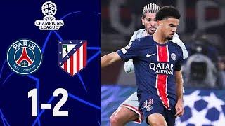 PSG vs Atletico Madrid 1-2 Highlights & All Goals 2024 HD@PSG @atleticodemadrid