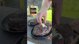 The Best Tomahawk Steak Recipe | Over The Fire Cooking by Derek Wolf