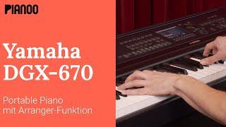 Yamaha DGX-670  -  portable piano with arranger