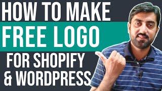 How to Create a Professional LOGO with Online Tools | Add Logo to Shopify Store Hindi Urdu