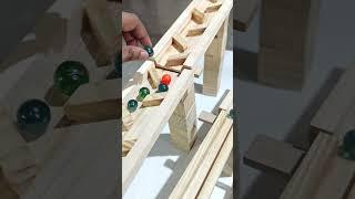 Wooden track ball Ep288 #educationaltoys #trackball #woodentoy