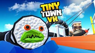 Catching the LEGENDARY SUSHI MONSTER Bug Snack - Tiny Town VR