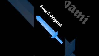 ️ Easy Sword Origami. How To Make Paper Sword. Paper Weapon. #origami #paperweapons #papercraft