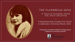 Letter from SCUA: The Florabelle Saga