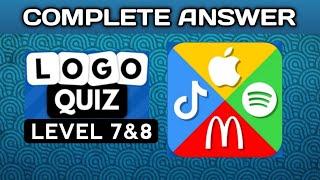 Logo Quiz, level 7&8 answers. @brainitquizzes