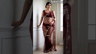 Too Perfect to Be Real?  This AI Saree Angel Is Breaking the Internet #shorts #ailookbook #aisaree