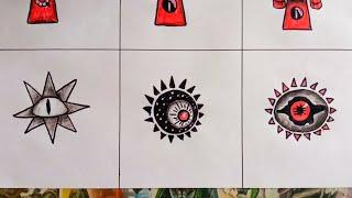 How to Draw Mr. Sun Phase 4 vs Phase 5 vs Phase 6 In Incredibox Sprunki #incredibox #sprunki