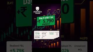 DAY 9 +5790 PROFIT #viral #trending  #trading  #dance #nifty #banknifty #ytshorts #finance #crypto