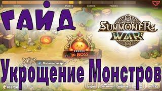 ГАЙДУкрощение монстровSummoners War