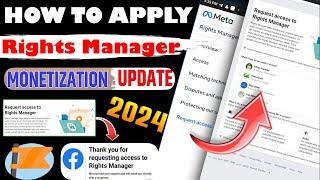 Facebook Rights Manager: How to Apply for Rights Manager Monetization on Facebook 2024