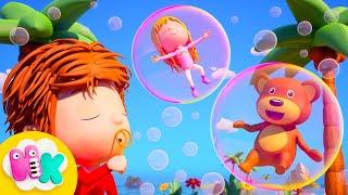 Blowing Bubbles song for Toddlers 🫧 Number Songs for Kids | HeyKids Nursery Rhymes