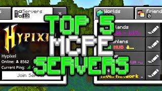 Top 5 Servers For Minecraft Bedrock Edition 1.19!