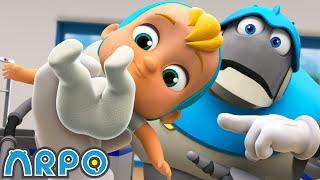 Accidents Happen Baby Daniel!!! | 2 HOURS OF ARPO! | Funny Robot Cartoons for Kids!