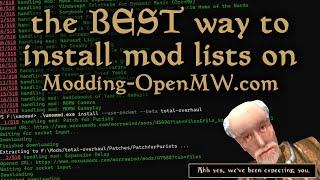 umomwd Windows Guide - Install Modding-OpenMW.com Mod Lists Automatically