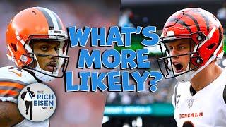 What’s More Likely: Rich Eisen Talks Browns, Bengals, Ravens, Chargers, Bears, Broncos, Rams & More