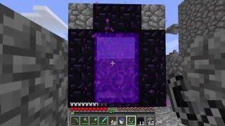 How to make nether portal with ten obsidian blocks - Minecraft