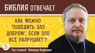 Как можно "победить зло добром", если зло все разрушает ?  Протоиерей Феодор Бородин