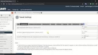WHM Tweak Settings