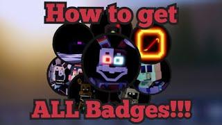 How to get ALL Badges!!! | Fazbear's Revamp RP P2 | Roblox