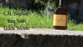 C.O. Bigelow Bay Rum Fragrance / Cologne Quick Review