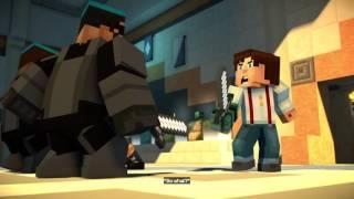 Minecraft: Story Mode Season 2 episode 1: fight in to Stella's place