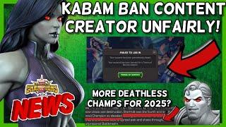 Kabam's Ban System Banned Content Creator Unfairly | Banquet or CW for Units or Money invest [MCN]