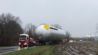 2020 02 23 Soegel Emsland Schwertransport umgekippt NWM TV