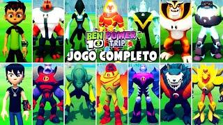 BEN 10 POWER TRIP CO-OP! 100% DO JOGO COMPLETO 1080p 60FPS (ESPECIAL 850K)