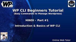 WP CLI Tutorials For Beginners in Hindi #1 Introduction & Basics of WP CLI